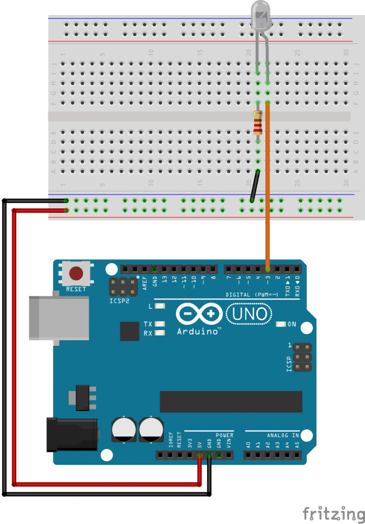 Arduino控制红外LED