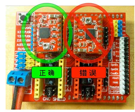 Arduino-CNC-安装A4988模块正确方法