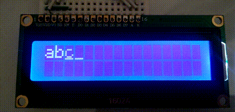 LCD效果演示左右流动Arduino lcd1602 太极创客